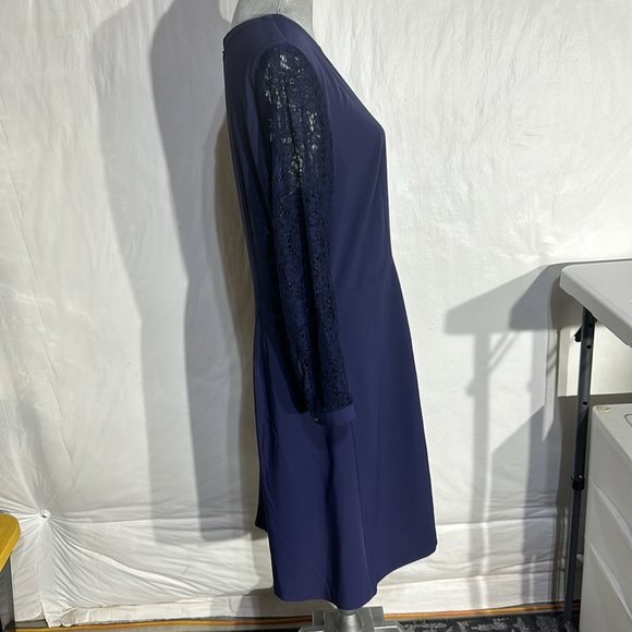 LOFT Outlet Navy Dress - Size 16 - Picture 5 of 8